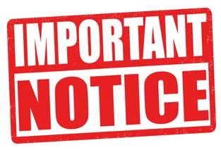 Important Notice
