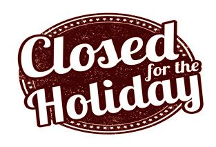 Closed For Holiday