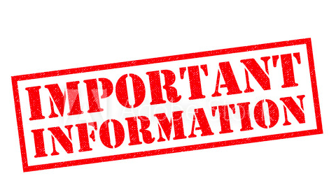 Important Information